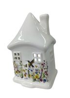 Hummingbird Tealight Holder – Ceramic Yellow Rock Home Decor