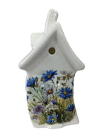 Blue Daisy Tealight Holder – Ceramic Yellow Rock Home Decor