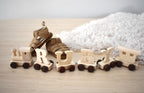 Alphabet Train Carriage – Letter B | Natural Beech Wood