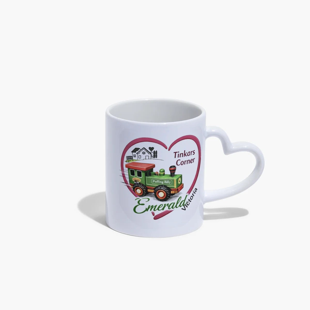 Tinkars Corner Heart Handle Mug | Emerald Victoria Gift