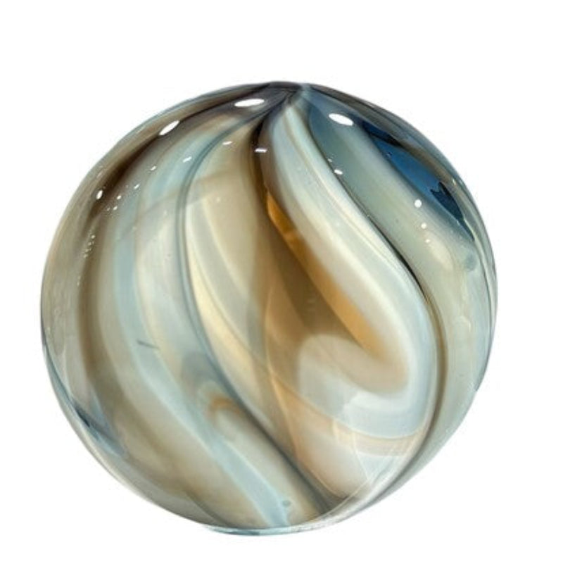 Marble-Effect Glass Orb Accent Light