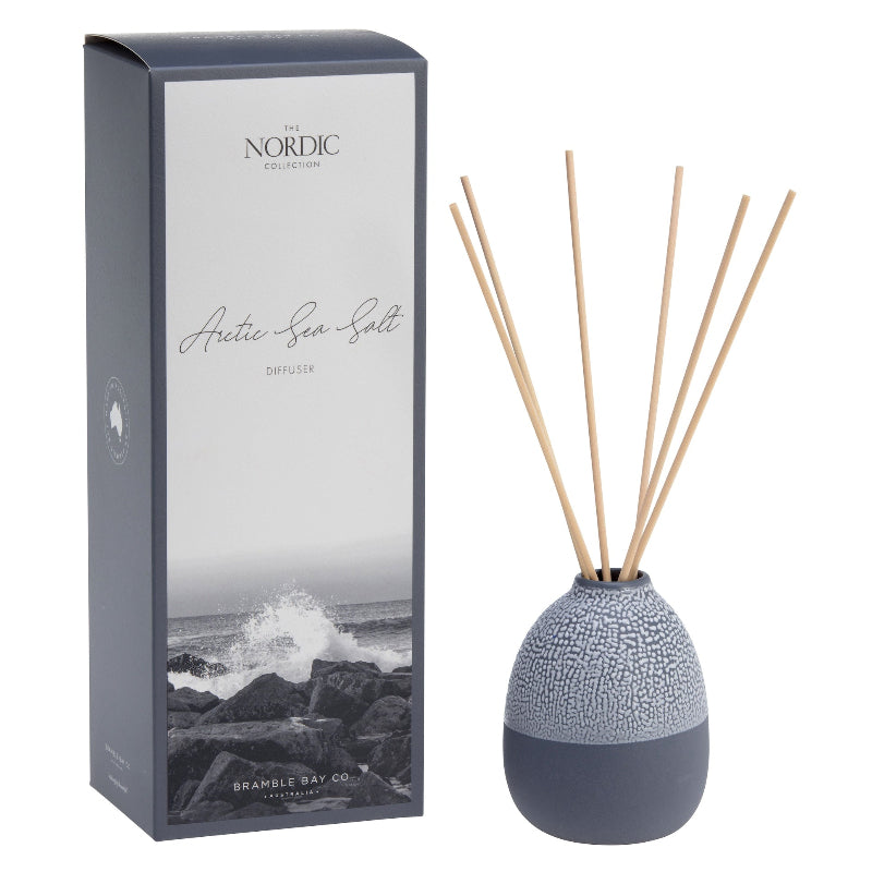 Arctic Sea Salt (Dark Blue)Luxury Reed Diffuser – 150 ml