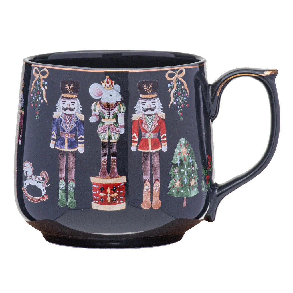 Christmas Wonderland Nutcracker Mug – New Bone China, 500 mL