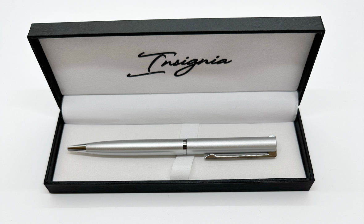 Insignia Silver Engravable Pen Set | Sunrise Accessories