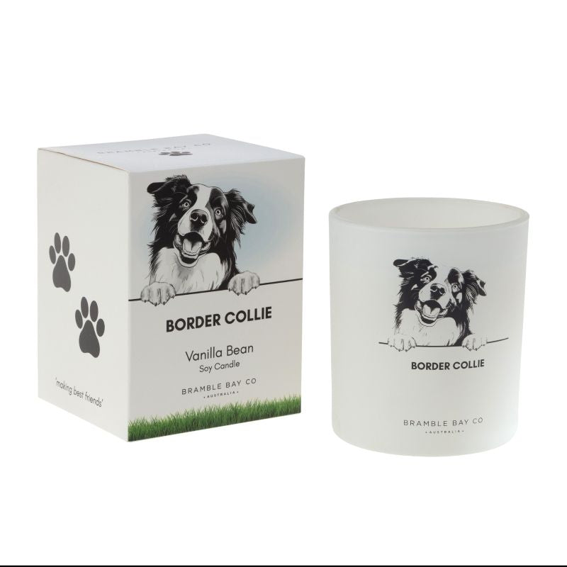 Border Collie Pet Candle – Vanilla Bean Soy Candle 300 g