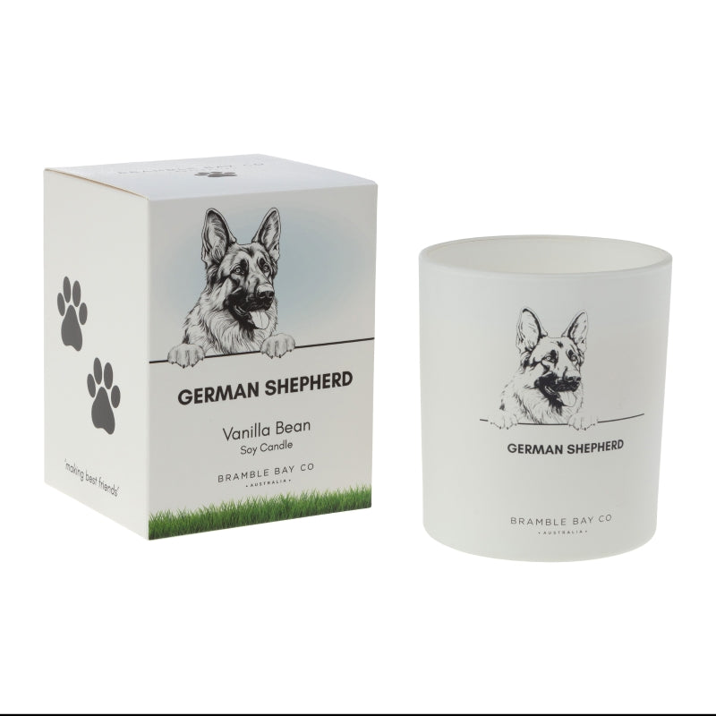 German Shepherd Vanilla Bean Soy Candle 300 g