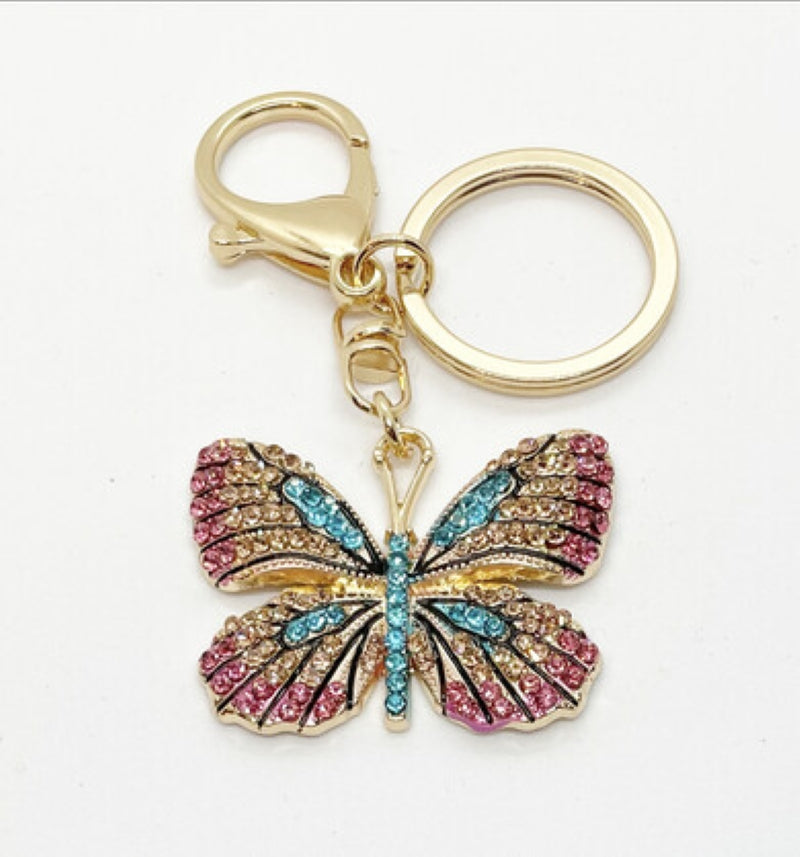 Butterfly Keyring Blue – Acrylic Keyring
