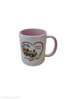 Tinkars Corner Pink Mug | Emerald Victoria Puffing Billy Gift-325 mL