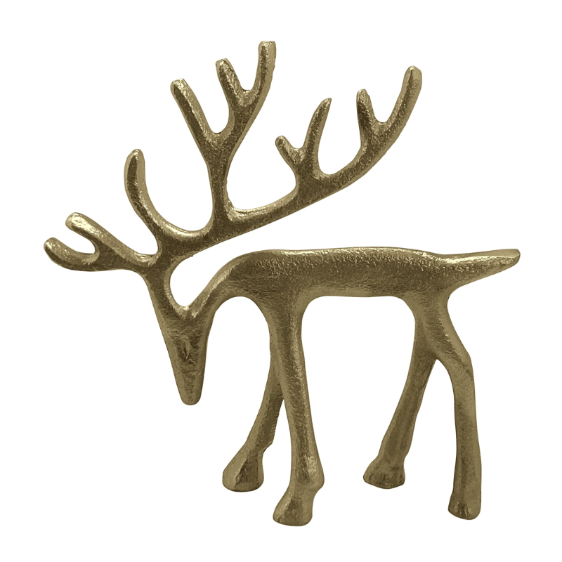 Prancer Deco Reindeer - Gold