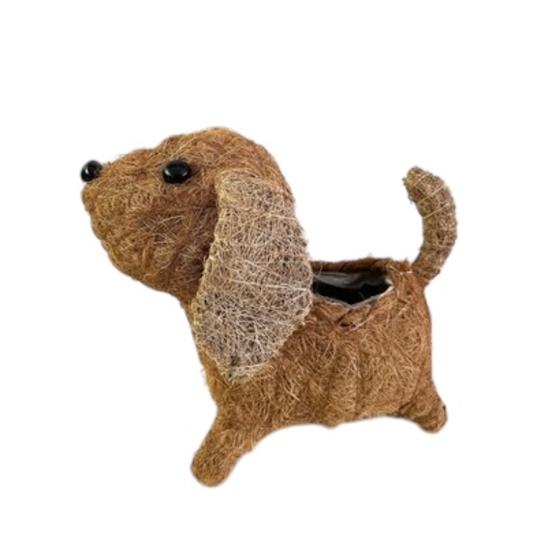 Puppy Dog Pot Holder – Decorative Planter Accent