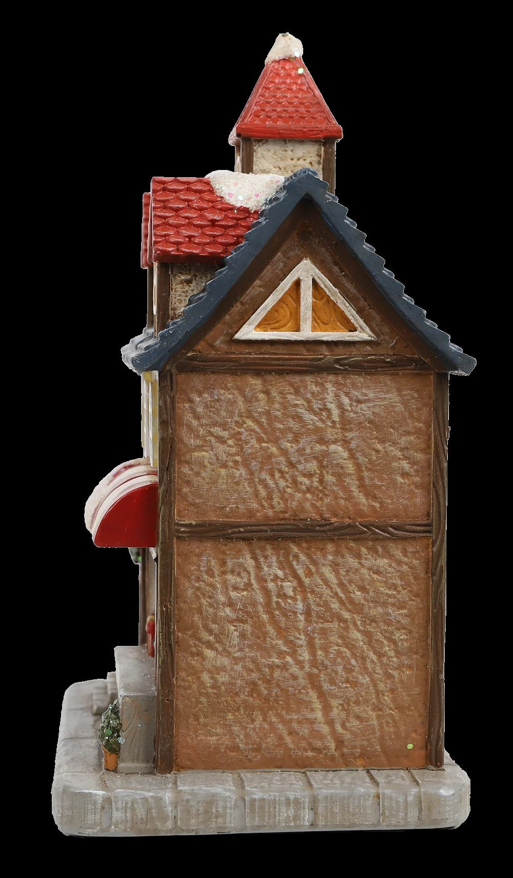 Resin Light-Up Christmas Village House with General Store