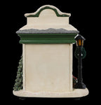 Resin Light-Up Christmas Village House with Book Store