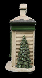 Resin Light-Up Christmas Village House with Book Store