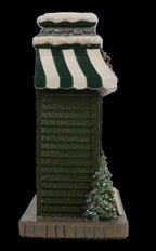 Resin Light-Up Christmas Village House with Gift Store