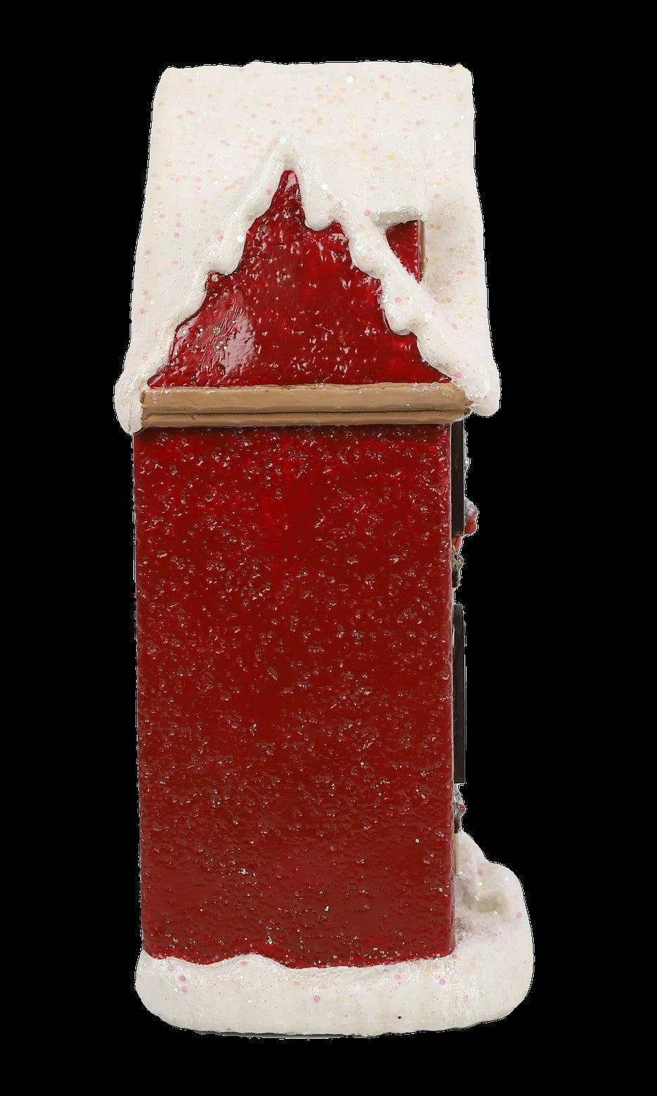 Resin Light-Up Christmas Village Brick House