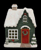 Resin Light-Up Christmas Village Cottage House