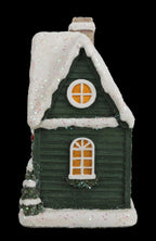Resin Light-Up Christmas Village Cottage House