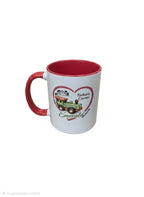 Tinkars Corner Red Mug | Emerald Victoria Puffing Billy Gift 325ml