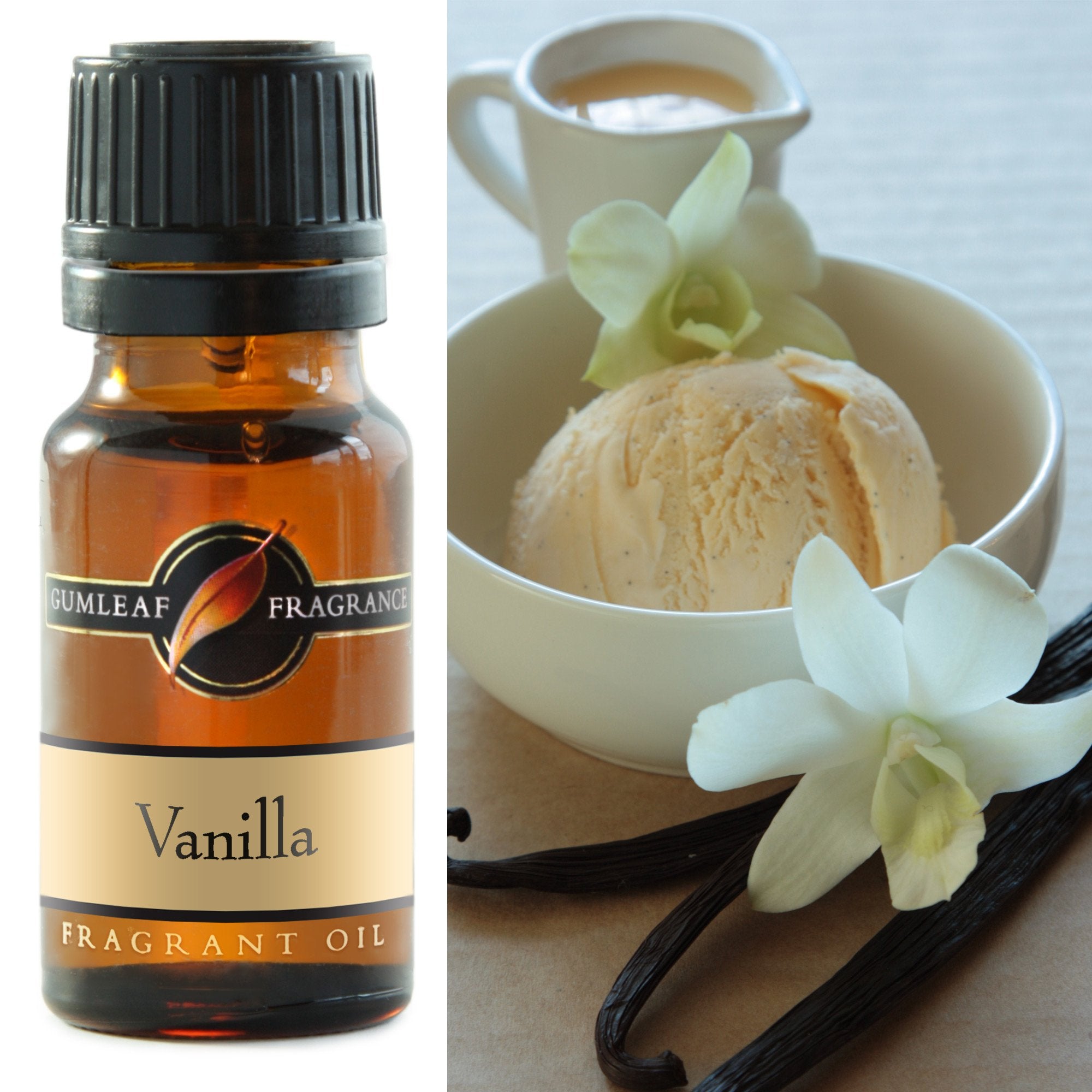Premium Vanilla Fragrance Oil – Gumleaf 10 ml