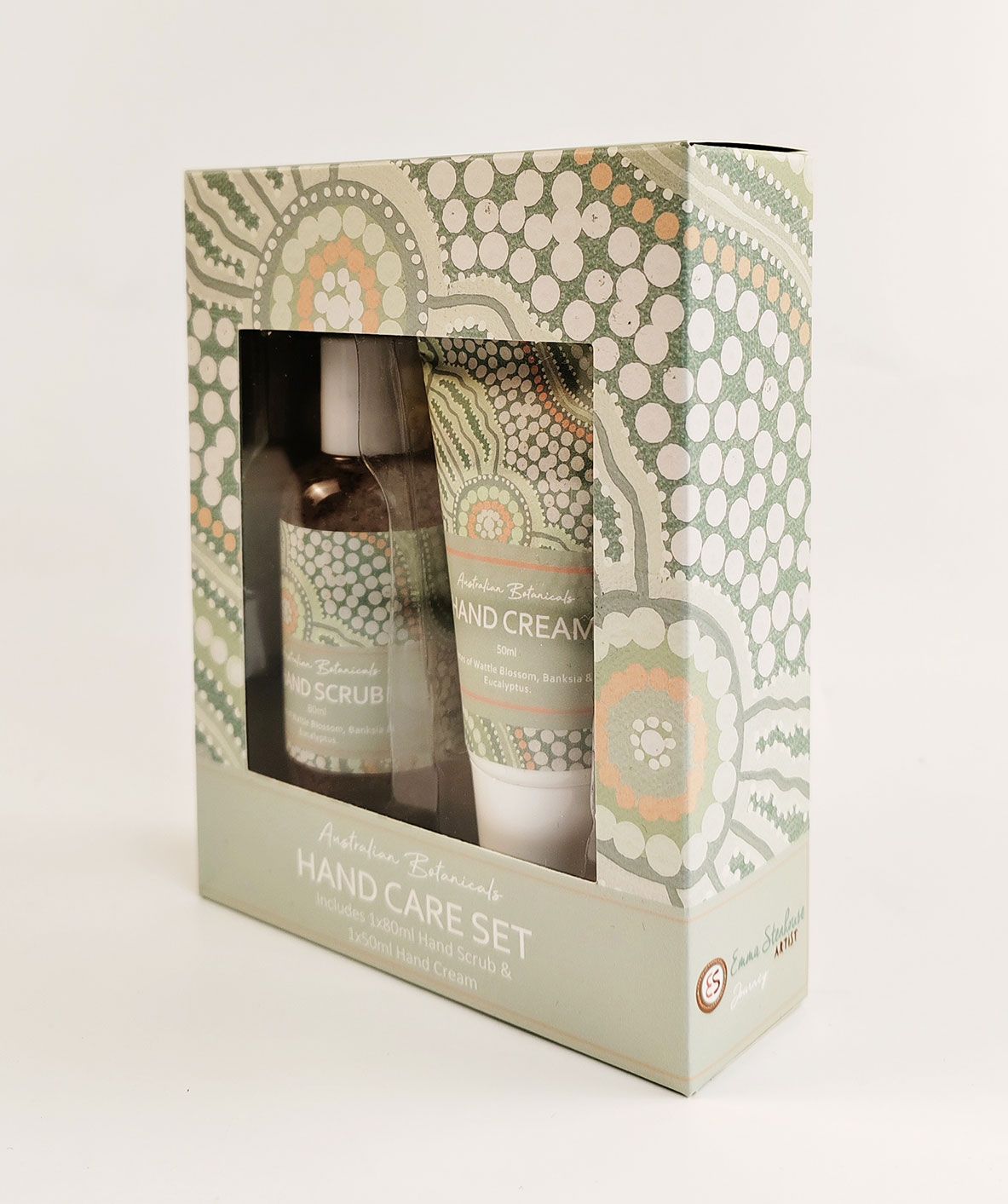 ES Journey Hand Care Set – Green | Hand Cream & Hand Scrub Gift Set (50 mL + 80 g)