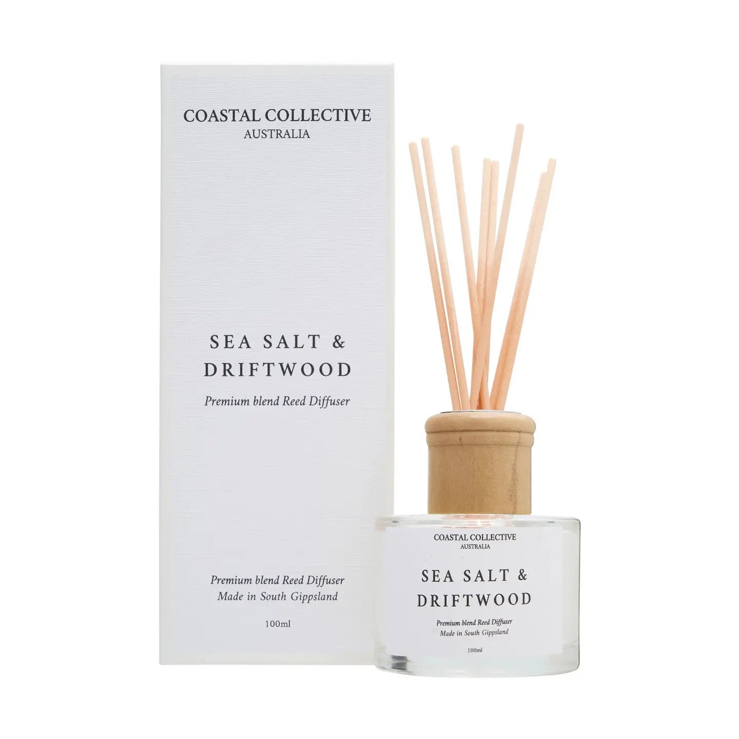Sea Salt & Driftwood 100 ml Reed Diffuser Coastal Collective