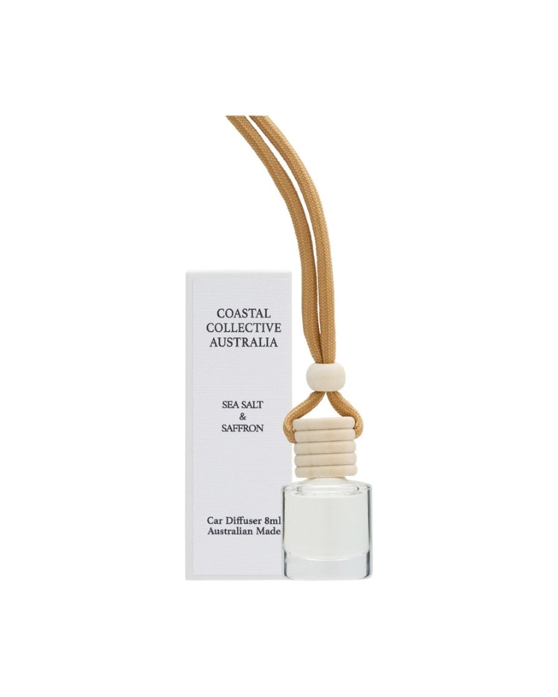 Sea Salt & Saffron Car Diffuser 8ml– Coastal Collective