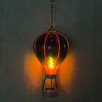 Hot Air Balloon Blue (Small) - Solar Lamp