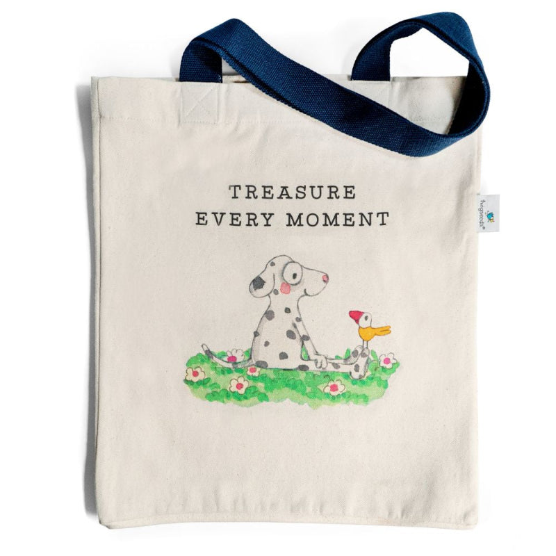 Twigseeds Large Tote Bag – “Treasure” (Kate Knapp Feathered Philosophers)