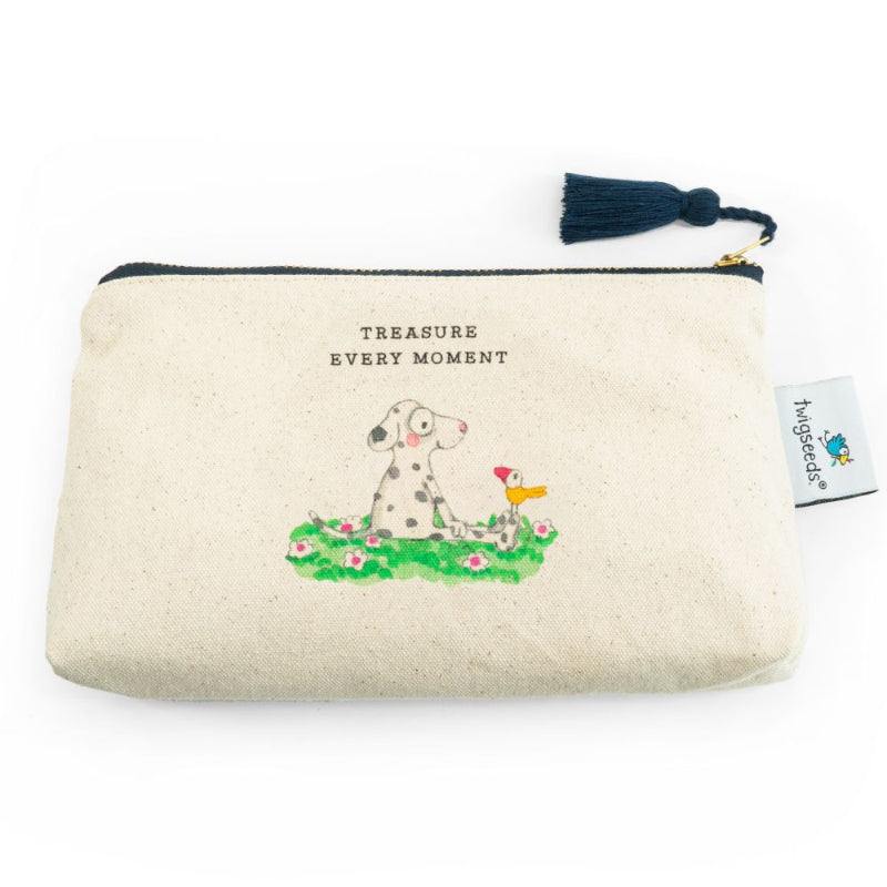 Twigseeds Accessory Pouch – “Treasure” (Kate Knapp Feathered Philosophers)