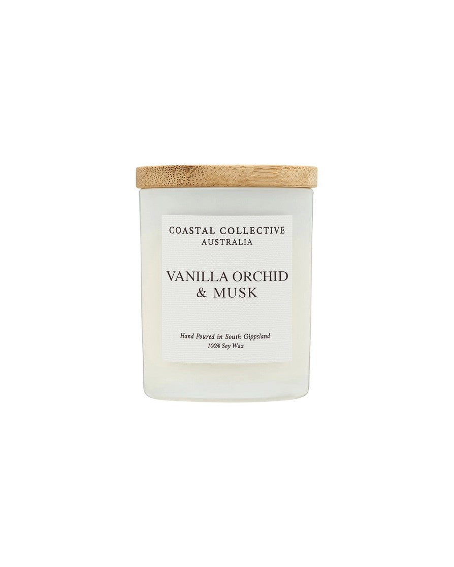 Vanilla Orchid & Musk Mini Jar Soy Wax Candle – 100 g / ~20-Hour Burn