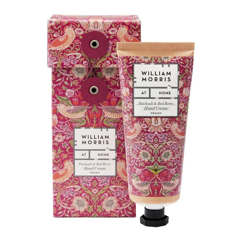 William Morris at Home – Strawberry Thief Hand Cream (Patchouli & Red Berry) 100ml