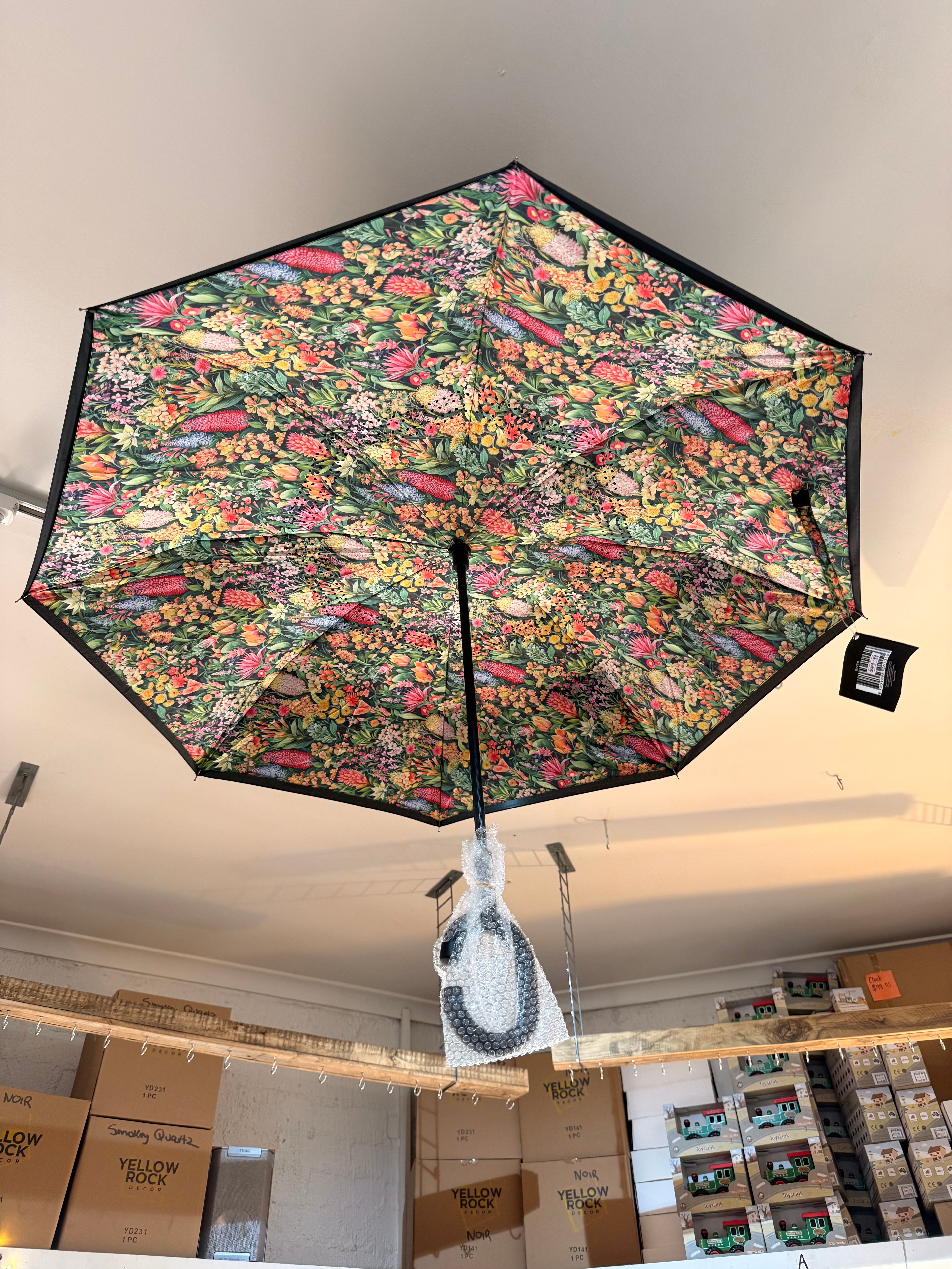 Australian Natives Reversible Folding Umbrella