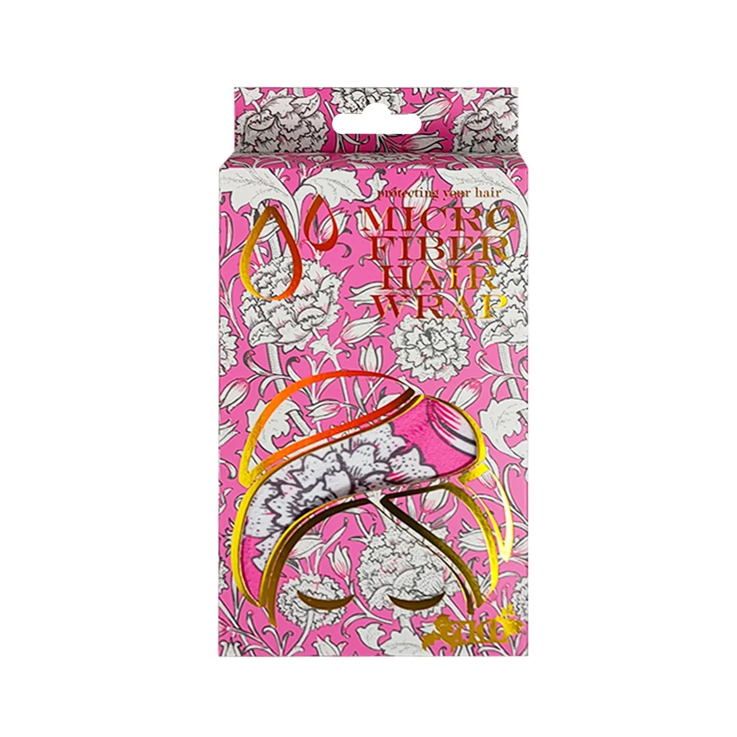 William Morris Hair Wrap – Wild Tulip Floral Microfiber Wrap