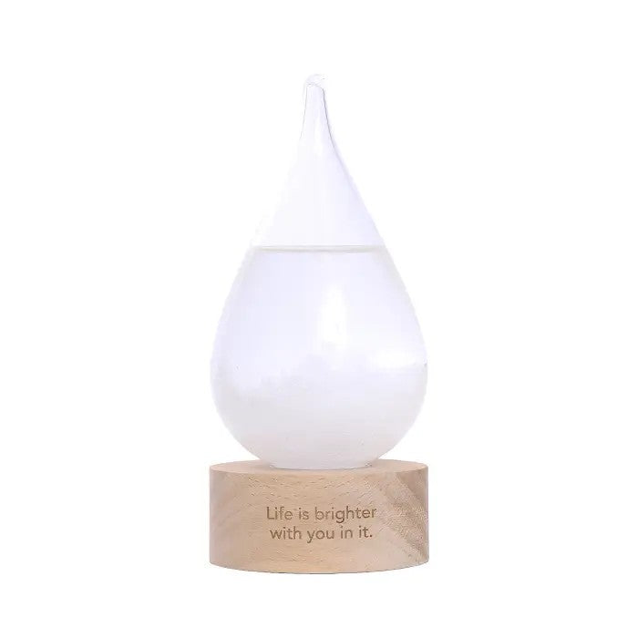 Father's Day Weather Station | Storm Glass Gift for Dad