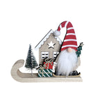 Wooden Santa on Sleigh – Christmas Decoratio