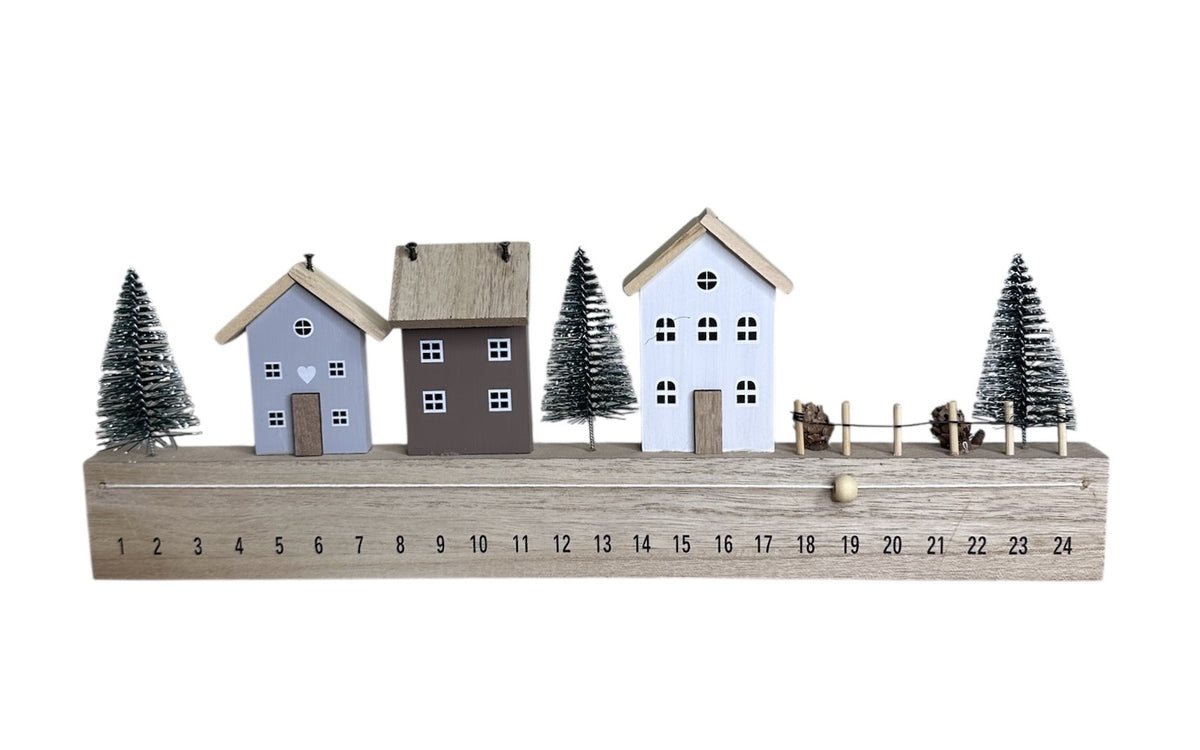 Wooden Christmas Countdown Calendar – Christmas Decoration
