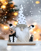 Wooden Christmas Gnome with Polka Dots – Christmas Decoration