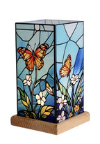 Stained Glass Butterfly Lamp – Yellow Rock