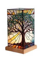 Stained Glass Tree of Life Lamp – Yellow Rock