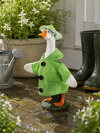 Puddles the Goose 20cm – Resin Goose Garden Decor