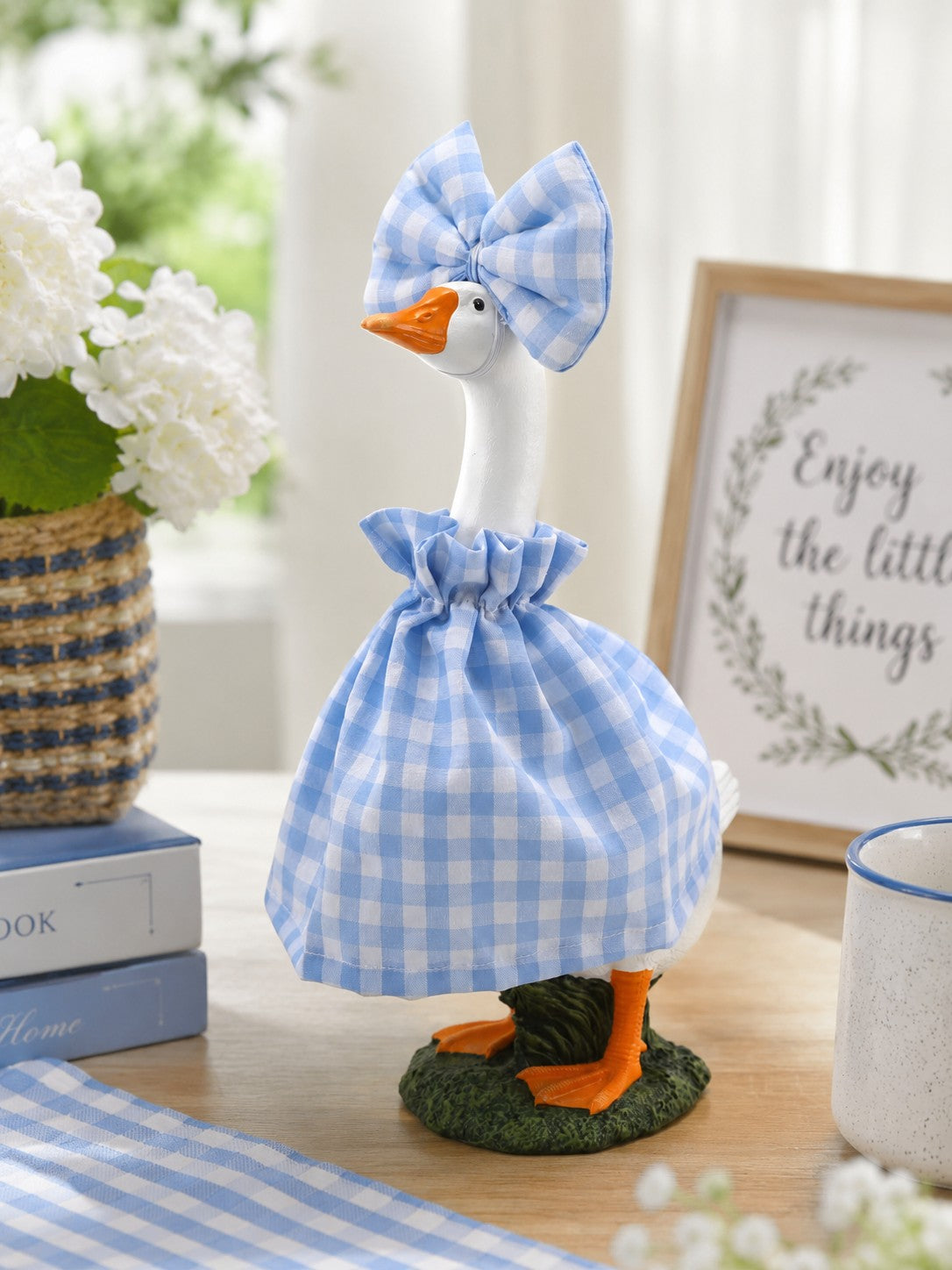 Bonnie the Goose 30cm – Resin Goose Country Home Decor