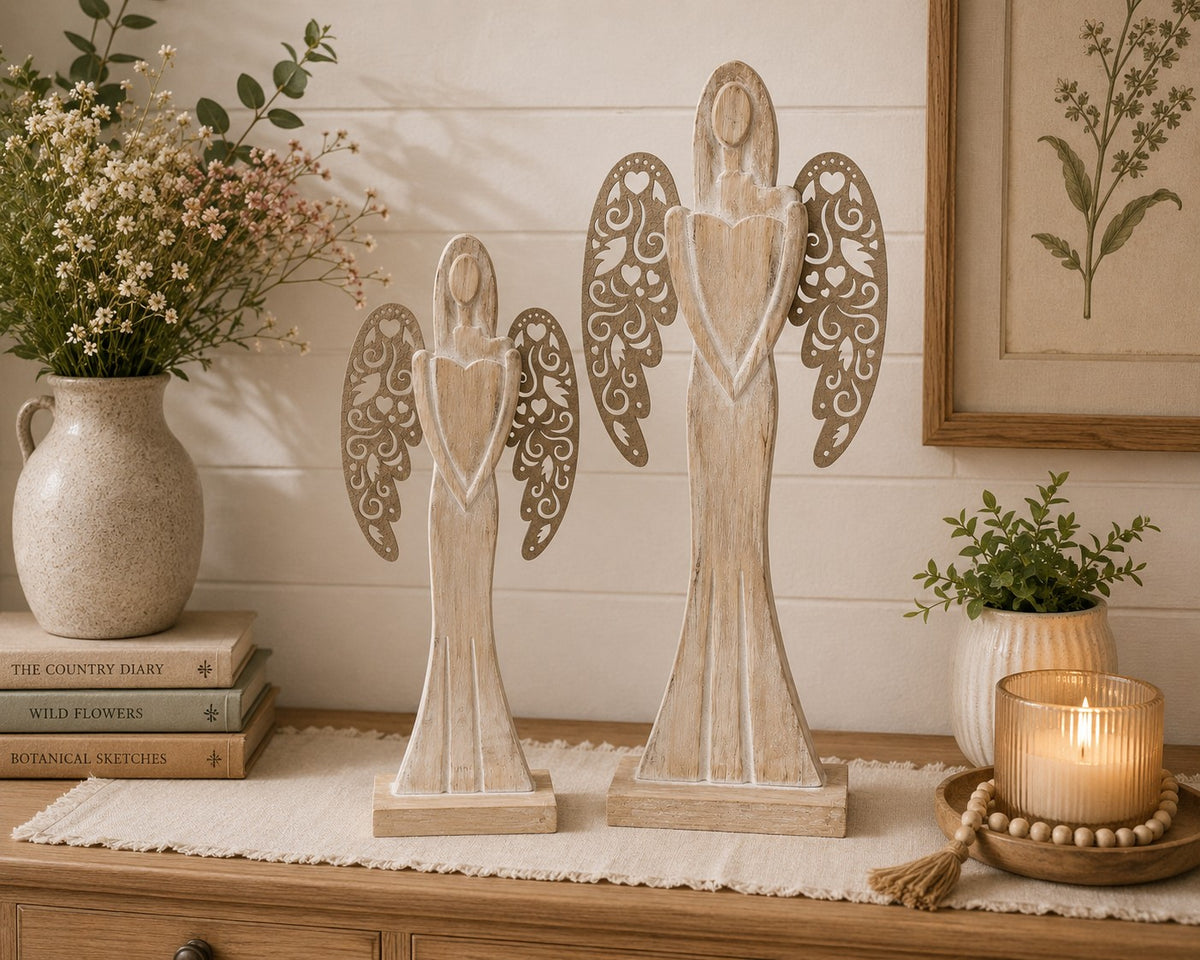 Love & Lace Angel 50cm – Elegant Decorative Angel Home Décor