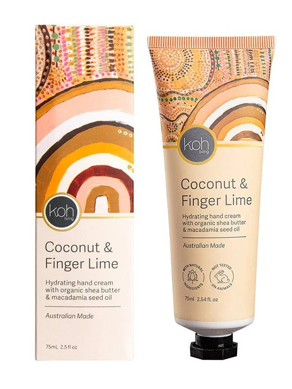 Aboriginal Coconut & Finger Lime Hand Cream, 75ml