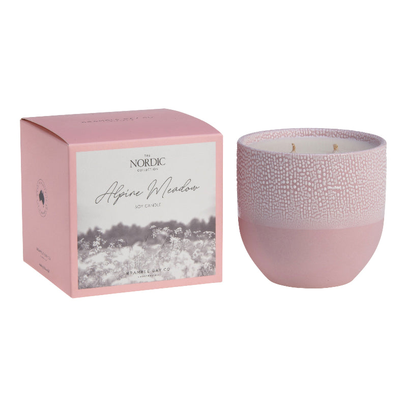 Alpine Meadow Luxury Ceramic Candle – 400 g