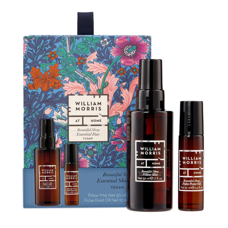 William Morris at Home – Beautiful Sleep Essential Sleep Duo(Pillow Mist 50 mL + Pulse Point Oil 10 mL)