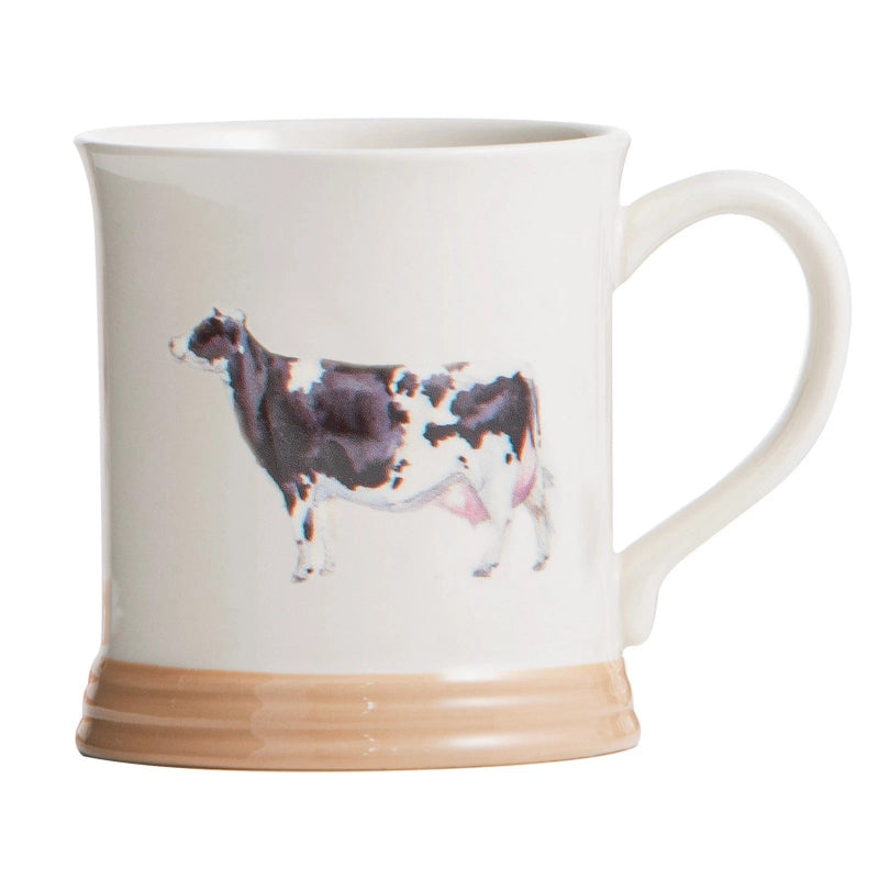 Ashdene Farm Friends Cow Mug – 430 mL Stoneware | Farm Animal Kitchenware