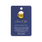 Father's Day Cheers Keepsake Pin | Enamel Gift for Dad