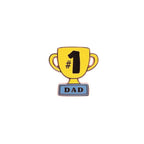Father's Day #1 Dad Keepsake Pin | Enamel Gift for Dad
