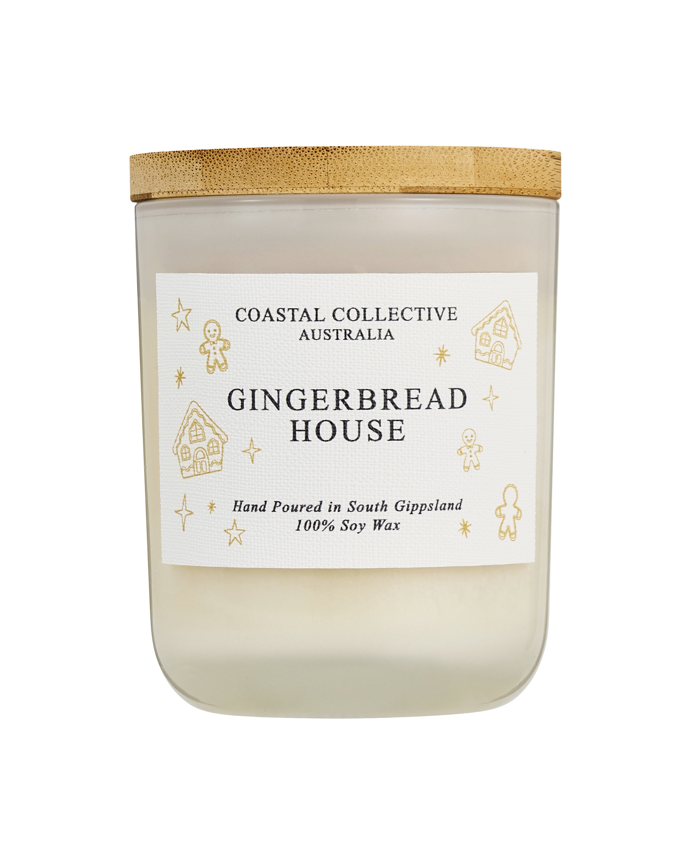 Gingerbread Jar Candle – 200 g Soy Wax | Warm Spiced Cookie & Vanilla Aroma