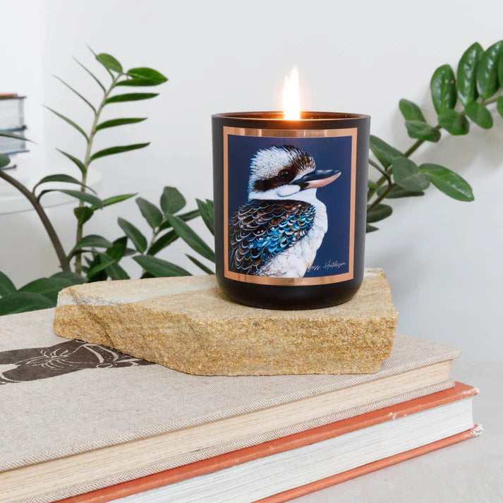 Aroma Pot Soy Candle – Australian Sandalwood “Kookaburra” (50+ hr)